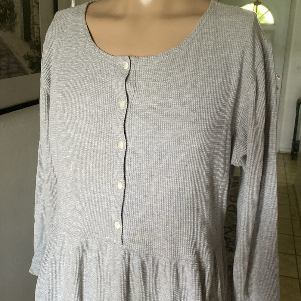 Eddie Bauer vintage Henley dress - Picture 2 of 8
